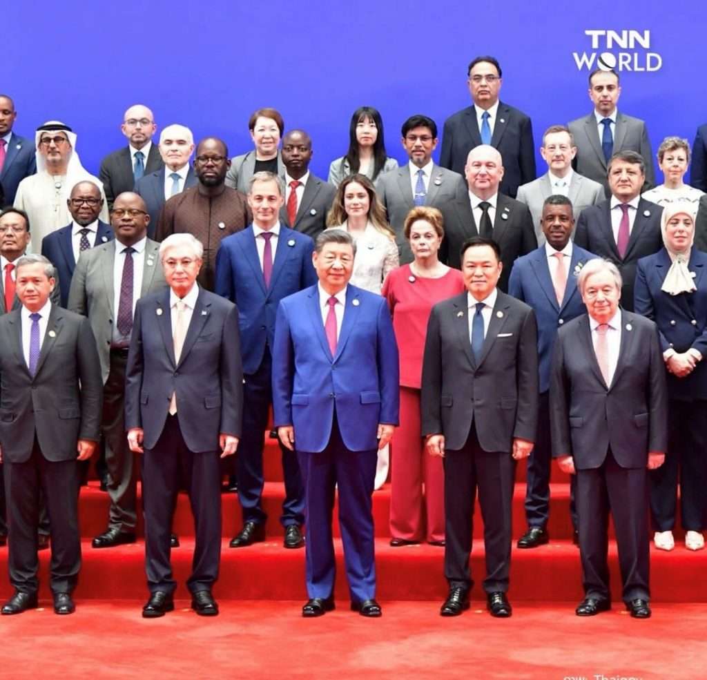 Participantes de la Ceremonia Inaugural para el establecimiento de la Organización Mundial para la Cooperación en Inteligencia Artificial, presidida por Presidente Xin Jinping. Cra Nahima Díaz - Directora General de TELCOR en representación de Nicaragua.